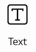 Text menu icon