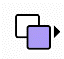 Menu icon: Bring to Front or Send to Back