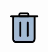 Menu icon: Delete