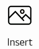 Insert menu icon