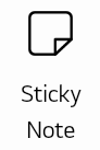 Sticky Note menu icon