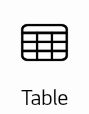 Table menu icon