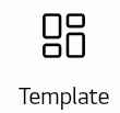 Template menu icon