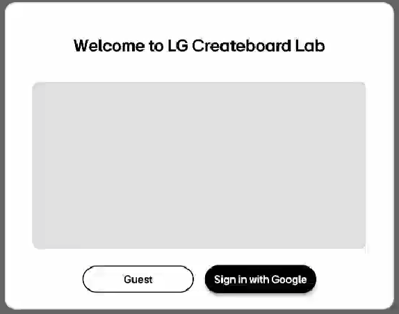 Select Sign in on the welcome popup when first launching the app