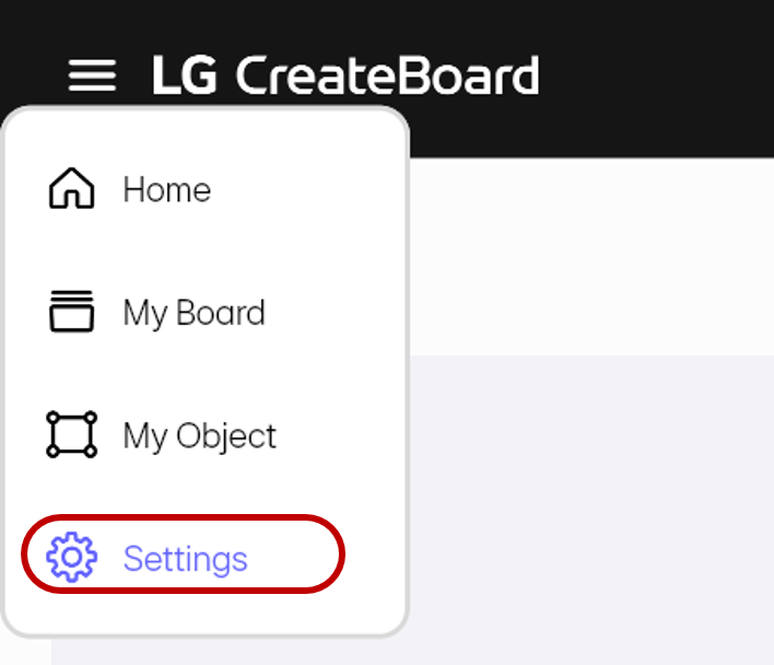 Go to Settings